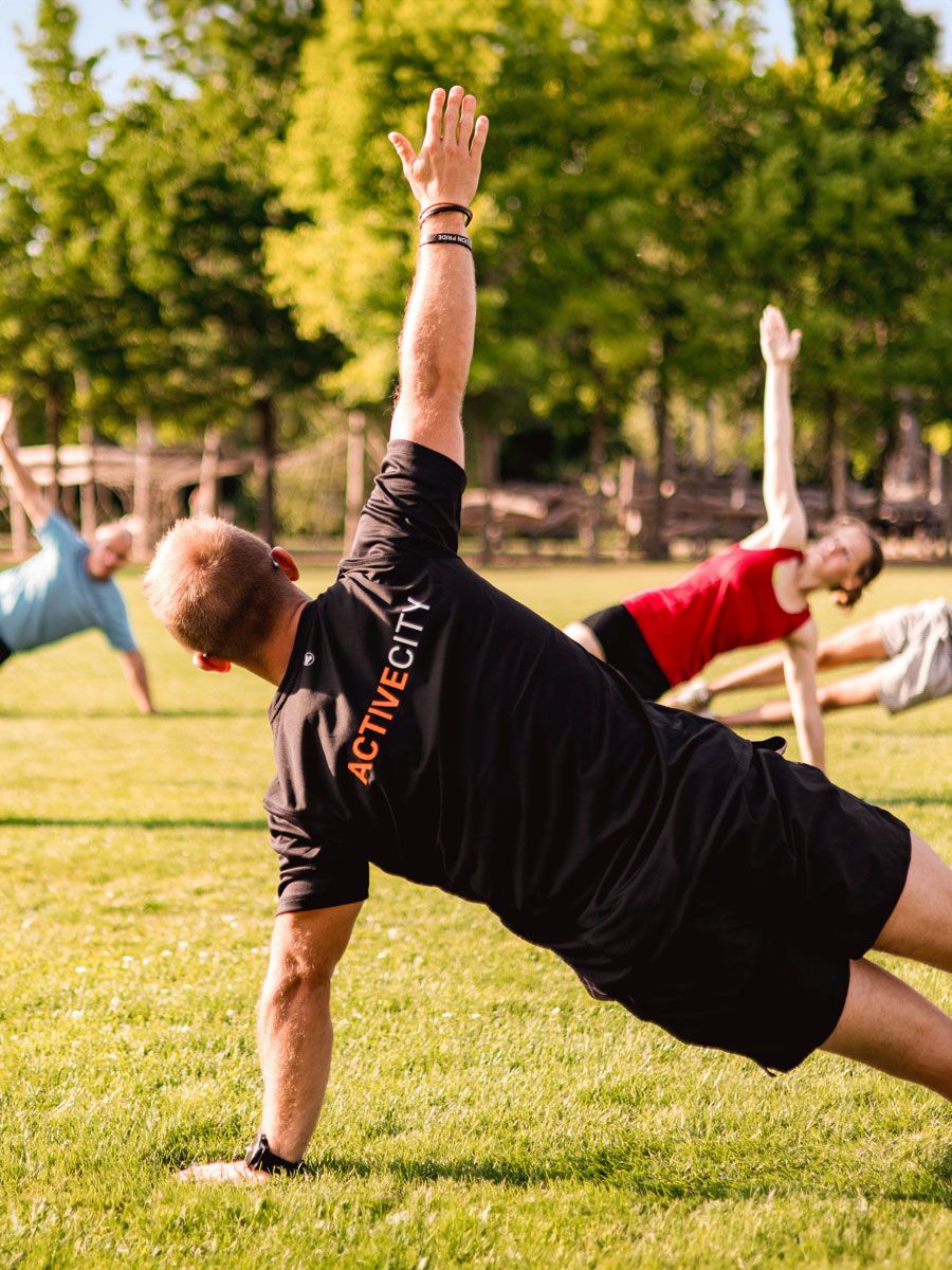 Personen am Active City